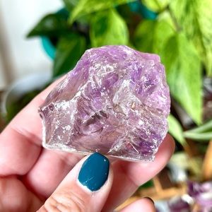 💜Rough Transparent Amethyst Healing Crystal Specimen💜